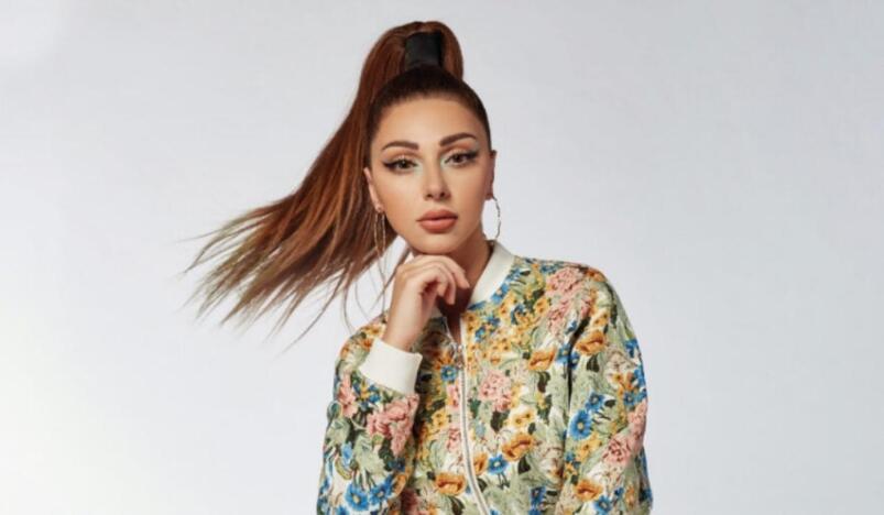 Popular Lebanese singer Myriam Fares working on a WC song
